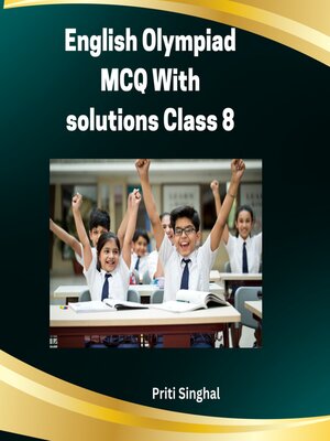 cover image of English Olympiad MCQ With Solutions Class 8